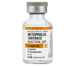 Metoprolol Tartrate Injection, USP 